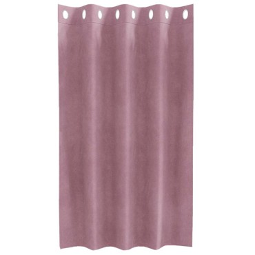 vidaXL Κουρτίνες 2 τμχ. Σκούρο ροζ 140x140cm Βελούδο