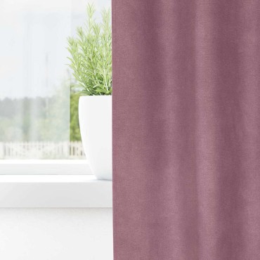 vidaXL Κουρτίνες 2 τμχ. Σκούρο ροζ 140x140cm Βελούδο