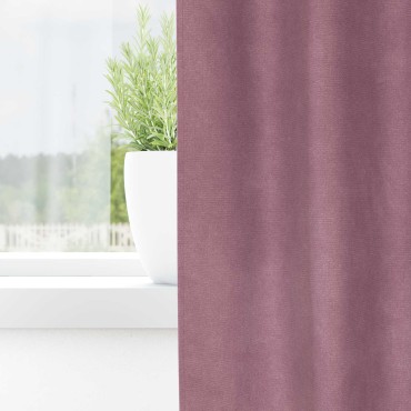 vidaXL Κουρτίνες 2 τμχ. Σκούρο ροζ 140x140cm Βελούδο