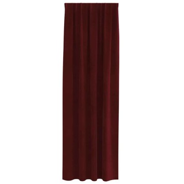 vidaXL Κουρτίνες 2 τμχ. Κόκκινο 140x225cm Βελούδο