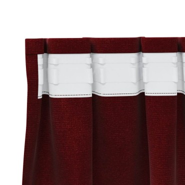 vidaXL Κουρτίνες 2 τμχ. Κόκκινο 140x225cm Βελούδο