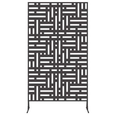 vidaXL Οθόνη Ιδιωτικότητας 100x50x180cm Ατσάλι Μαύρο