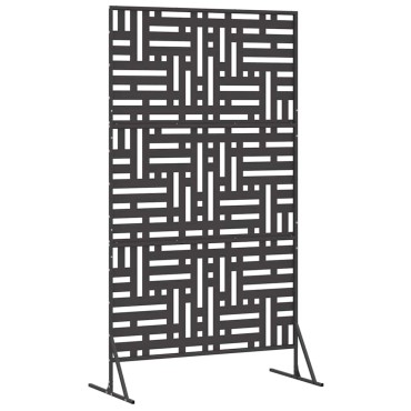 vidaXL Οθόνη Ιδιωτικότητας 100x50x180cm Ατσάλι Μαύρο