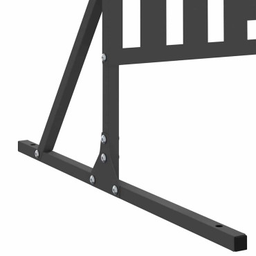 vidaXL Οθόνη Ιδιωτικότητας 100x50x180cm Ατσάλι Μαύρο