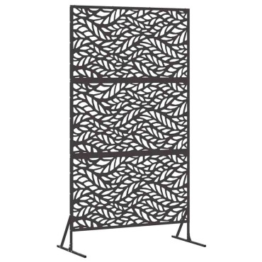 vidaXL Οθόνη Ιδιωτικότητας 100x50x180cm Ατσάλι Μαύρο