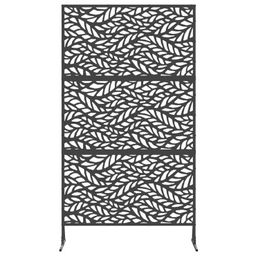 vidaXL Οθόνη Ιδιωτικότητας 100x50x180cm Ατσάλι Μαύρο
