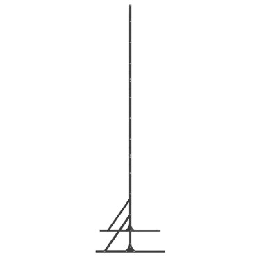 vidaXL Οθόνη Ιδιωτικότητας 100x50x180cm Ατσάλι Μαύρο
