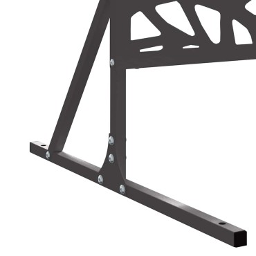 vidaXL Οθόνη Ιδιωτικότητας 100x50x180cm Ατσάλι Μαύρο