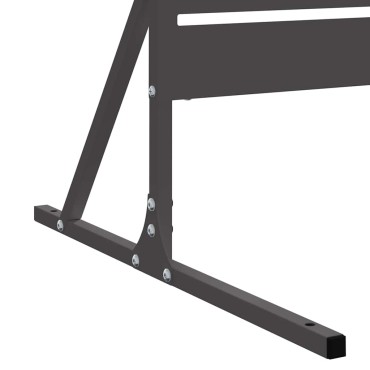 vidaXL Οθόνη Ιδιωτικότητας 100x50x180cm Ατσάλι Μαύρο