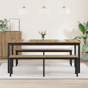 vidaXL Τραπεζαρίες 180x90x75cm Επεξεργασμένο Ξύλο Ορθογώνιος