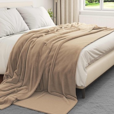 vidaXL Ριχτάρια 6 τμχ. Καμηλοπάρδαλη 220 x 240 cm 8.24 kg Μαλλί