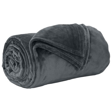 vidaXL Ριχτάρια 6 τμχ. Σκούρο Γκρι 130 x 150 cm 3.04 kg Μαλλί