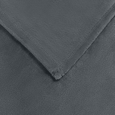 vidaXL Ριχτάρια 6 τμχ. Σκούρο Γκρι 150 x 200 cm 4.68 kg Μαλλί