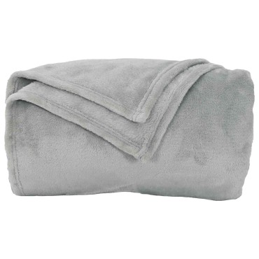 vidaXL Ριχτάρια 6 τμχ. Γκρι 240 x 270 εκ. 10.11 kg Μαλλί
