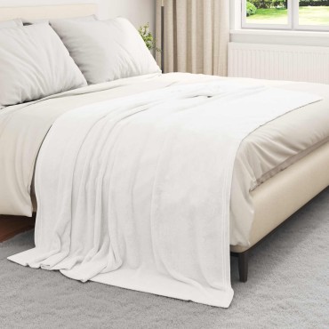 vidaXL Ριχτάρια 6 τμχ. Λευκό 150 x 200 cm 4.68 Μαλλί