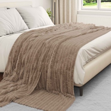 vidaXL Ριχτάρια 6 τμχ. Καμηλοπάρδαλη 240 x 220 cm 8.24 Μαλλί