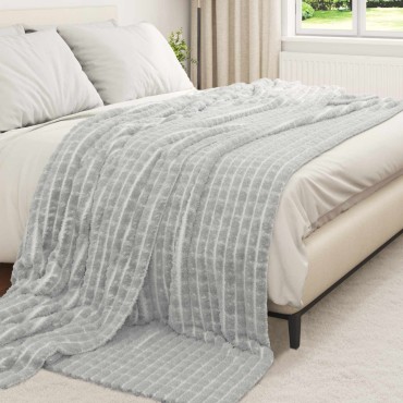 vidaXL Ριχτάρια 6 τμχ. Γκρι 270 x 240 cm 9.93 kg Μαλλί