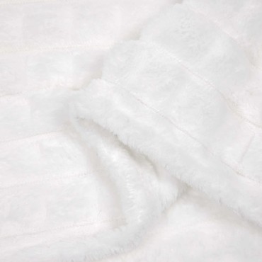 vidaXL Ριχτάρια 6 τμχ. Λευκό 240 x 220 cm 8.63 Μαλλί