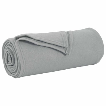 vidaXL Κουβέρτα Γκρι 240 x 220 cm Μαλλί