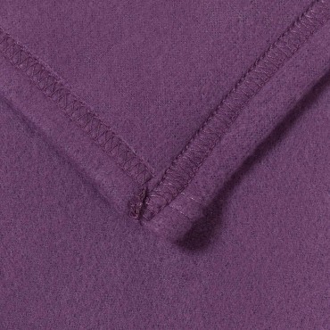 vidaXL Κουβέρτα Μοβ 200 x 150 cm Μαλλί