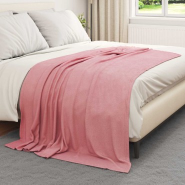 vidaXL Ριχτάρι Ροζ 200 x 150 cm 0.42 kg Μαλλί