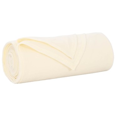 vidaXL Ριχτάρια 6 τμχ. Κρεμ 240 x 220 cm 4.28 kg Μαλλί