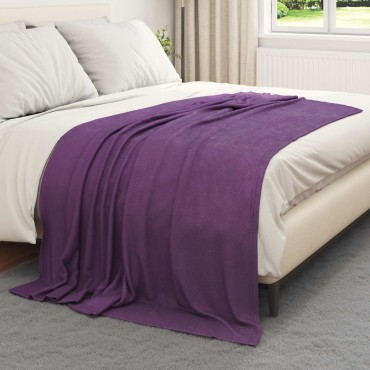 vidaXL Ριχτάρια 6 τμχ. Μοβ 200 x 150 cm 2.61 Μαλλί