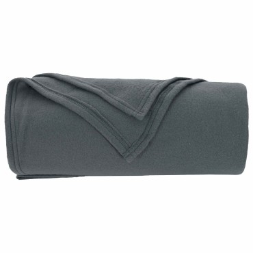 vidaXL Ριχτάρια 24 τμχ. Σκούρο Γκρι 240 x 220 cm 17.63 kg Μαλλί