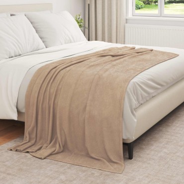 vidaXL Ριχτάρια 6 τμχ. Καμηλοπάρδαλη 210 x 140 εκ 2.48 Μαλλί