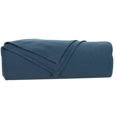 vidaXL Ριχτάρια 6 τμχ. Σκούρο μπλε 280 x 210 εκ. 4.74 kg Μαλλί