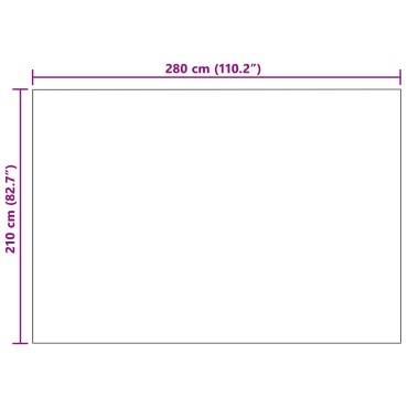 vidaXL Ριχτάρια 6 τμχ. Σκούρο μπλε 280 x 210 εκ. 4.74 kg Μαλλί