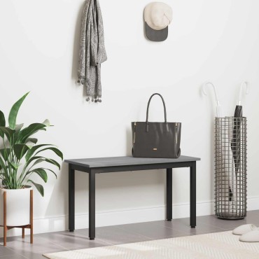 vidaXL παγκάκι Γκρίζο Σονομα 80x35x45cm Επεξεργασμένο Ξύλο