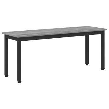 vidaXL παγκάκι Γκρίζο Σονομα 110x35x45cm Επεξεργασμένο Ξύλο