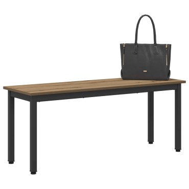 vidaXL παγκάκι Artisan Δρυς 110x35x45cm Επεξεργασμένο Ξύλο