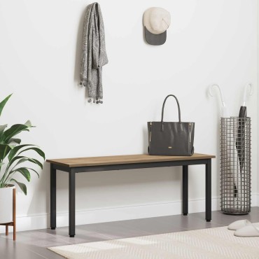 vidaXL παγκάκι Artisan Δρυς 110x35x45cm Επεξεργασμένο Ξύλο