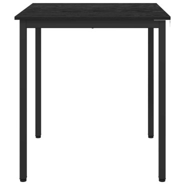 vidaXL Τραπεζαρίες 70x70x75cm Επεξεργασμένο Ξύλο Μαύρη Δρυς