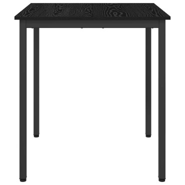 vidaXL Τραπεζαρίες 70x70x75cm Επεξεργασμένο Ξύλο Μαύρη Δρυς