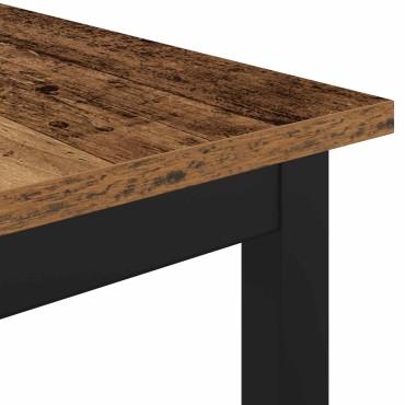 vidaXL Τραπεζαρίες 140x80x75cm ΜΕΤΑΛΛΟ Ορθογώνιος