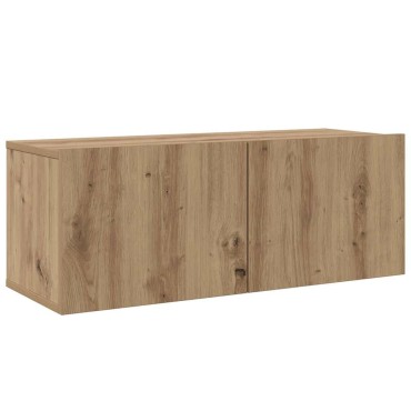 vidaXL Σετ επίπλου τηλεόρασης 4 τμχ. Artisan Oak Επεξεργασμένο Ξύλο