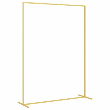 vidaXL Αψίδα Γάμου Χρυσό 150 x 49,5 x 200 εκ Ατσάλι