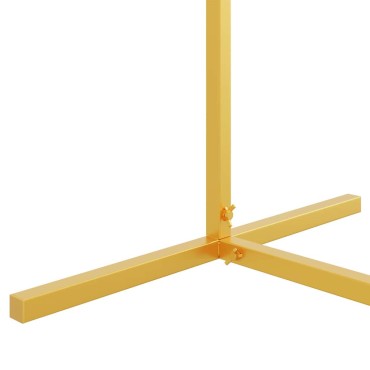 vidaXL Αψίδα Γάμου Χρυσό 150 x 49,5 x 200 εκ Ατσάλι