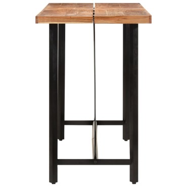 vidaXL Τραπέζι Μπαρ 150x70x107cm από Μασίφ Ξύλο Ακακίας & Σίδηρο 1 τεμ.