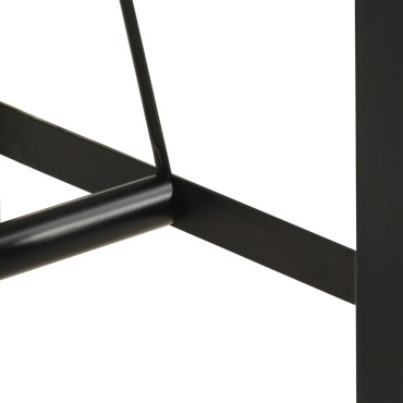 vidaXL Τραπέζι Μπαρ 150x70x107cm από Μασίφ Ξύλο Ακακίας & Σίδηρο 1 τεμ.