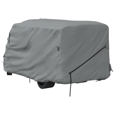 vidaXL Καλύμματα αυτοκινούμενων γκρι 610x235x275 cm μη υφασμένο ύφασμα