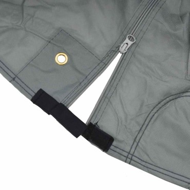vidaXL Καλύμματα αυτοκινούμενων γκρι 610x235x275 cm μη υφασμένο ύφασμα