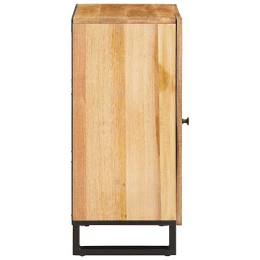 vidaXL Πλαϊνό γραφείο Καφέ 40x33x75cm Στερεό ξύλο μάνγκο