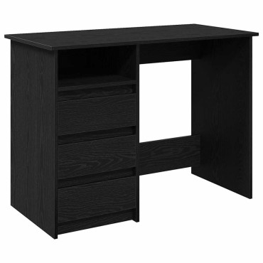 vidaXL Γραφείο Μαύρο 102x50x75cm από Επεξεργασμένο Ξύλο 1 τεμ.