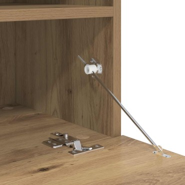 vidaXL Μονάδα Τοίχου Τηλεόρασης 4 τμχ. Artisan Oak Επεξεργασμένο Ξύλο