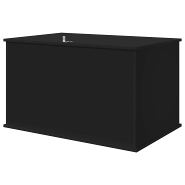 vidaXL Σπίτι Γάτας Μαύρο 85 x 55 x 50,5 εκ. Επεξεργασμένο Ξύλο