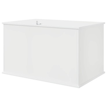vidaXL Σπίτι Γάτας Λαμπερό Λευκό 85 x 55 x 50,5 εκ. Επεξεργασμένο Ξύλο